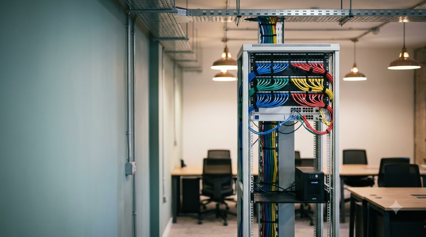 New Office Network Setup Checklist — LAN, Wi-Fi, Server Room, and CCTV Planned Right the First Time