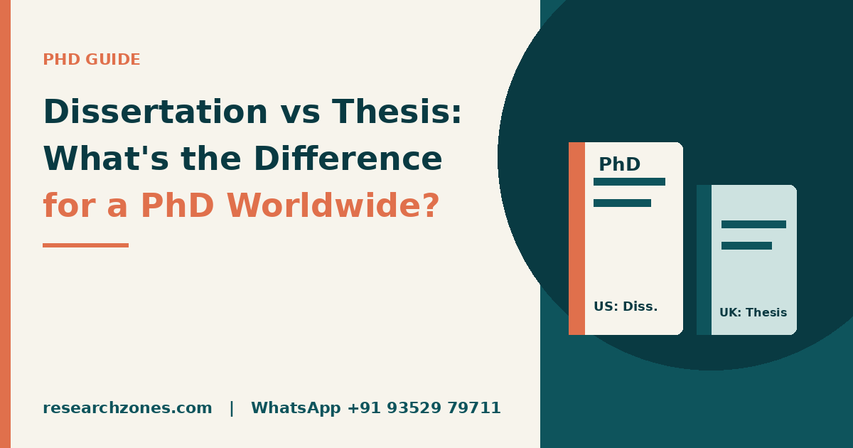 Dissertation vs Thesis — What's the Difference for a PhD in the USA, UK, Australia and India?